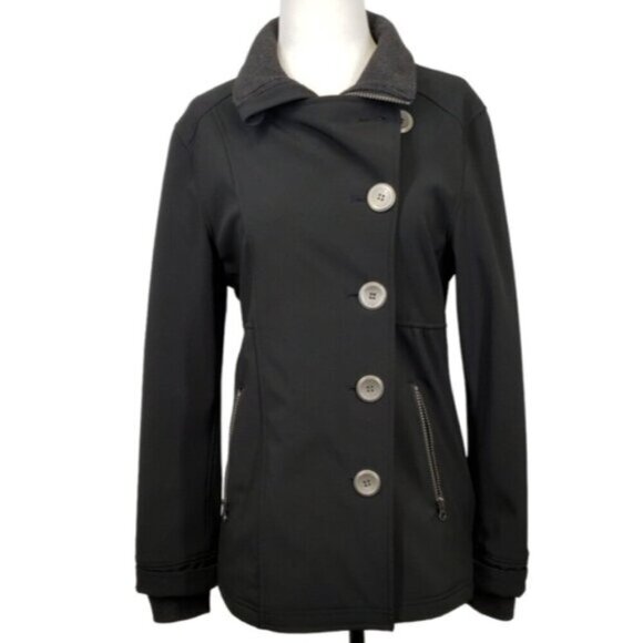 Prana Martina Jacket Black Size Small Performance Waterproof Outdoor Hiking Camp - Picture 1 of 15